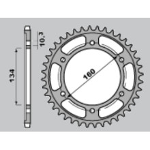 Grosskopf задняя звезда 4405 45 c45 honda cbr 600f (01-06) (jtr1307.45) ()