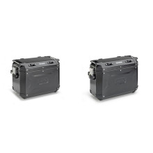 Kappa бічні кофри: правий 37 л, лівий 48 л, сумісні з системою monokey cam (моделі kvg37b, kvg48b). модель k'voyager, алюмінієві, колір анодований чорний (black line).