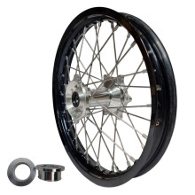 Rex wheels (excel) комплектное заднее колесо rex 19 cali 19-2,15 черная 25mm/srebrne спицы yamaha yz/yzf 250/450 '09-'23