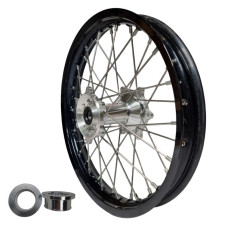 Rex wheels (excel) комплектное заднее колесо rex 19 cali 19-2,15 черная 25mm/srebrne спицы yamaha yz/yzf 250/450 '09-'23
