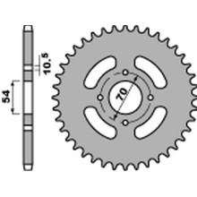 Pbr задняя звезда 4304 40 c45 honda cbr 125r '04-'10 (jtr1206.40) (цепь 520) (std.-2)