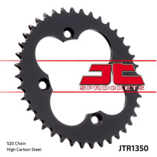 Jt задняя звезда 4303 37 honda trx 250/300/400/450 (jtr1350.37) (цепь 520)