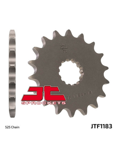 Jt передняя звезда 2130 17 triumph 800/865 boneville '03-'12 (213017jt) (цепь 525)
