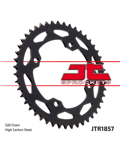 Jt задня зірка 4588 39 yamaha yfz 450r '09-16, yfm 250/350/450/700 raptor (jtr1857.39) (ланцюг 520)  85739jt (jtr857.39)
