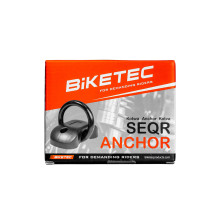 Biketec seqr захисне кріплення (якір) 132 × 69 мм, 3 ключі, скоба 15 × 75 мм (анкерні болти в комплекті)