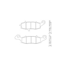 Brenta тормозные колодки kh231 (золотые) (ft 4091)