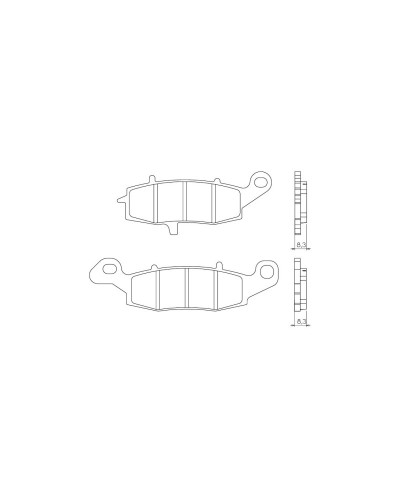 Brenta тормозные колодки kh231 (золотые) (ft 4091)