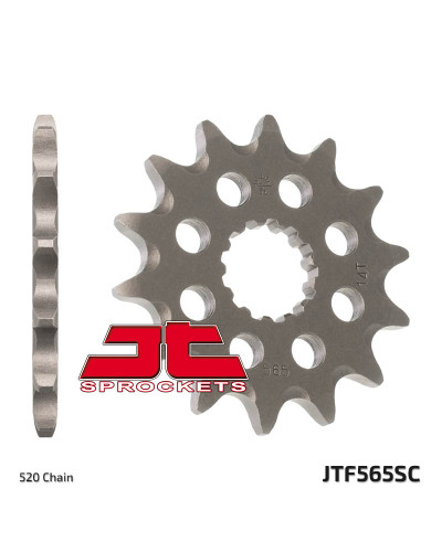 Jt передня зірка 565 13 /2141 13 kawasaki kxf 450 '06-, yamaha yzf/wrf 400/426/450  (56513jtsc) (ланцюг 520)yfz 450 '04-'13
