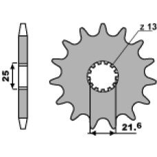 Pbr передня зірка 429 15 suzuki gsxr 1100 '89-'00, rf 900 (jtf440.15) (ланцюг 532)