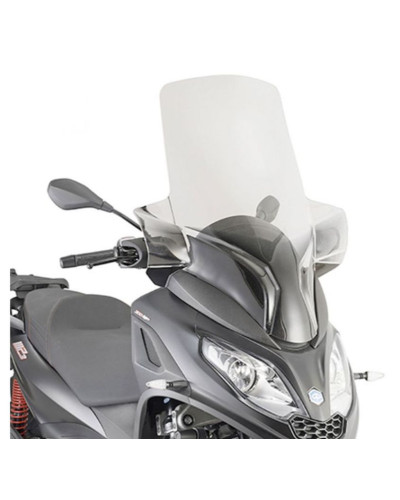 Kappa скло piaggio mp3 300 hpe '19–'21 84 × 69 см прозоре