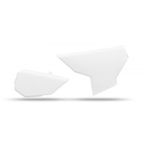 Ufo крышка воздушного фильтра husqvarna tc 125/250 '23, fc 250 '23, tx 300 '23, fc/fx 350/450 '23, белый цвет