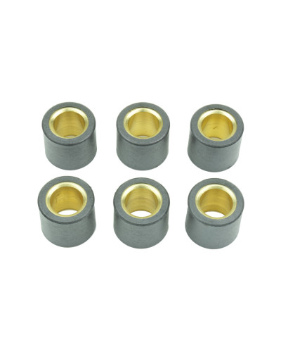 Athena ролики вариатора 6 шт. 19x17 mm 15.5 gr aprilia sr 125/150, derbi boulevard 125/150/200, gilera dna/runner 125/180/200, piaggio x8/x9/zip 125/180/20