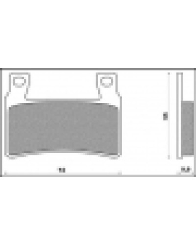Brenta тормозные колодки kh265/kh296 (золотые) - ft 4121 (ft 4112)
