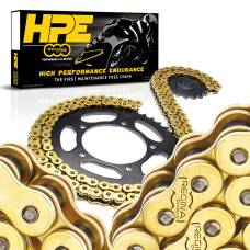 Regina цепь приводная 525hpe (128 звено) z-ring supersport / эндуро bezobsługowy золотой заклепка (137hpe/1010)