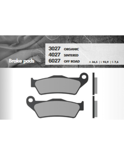 Brenta тормозные колодки kh181 (золотые) от road brembo перед ktm sx/exc (ft 6027)
