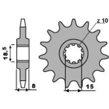 Pbr  передня зірка 599m 14 18nc (ланцюг 420)
