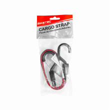 Biketec лента для фиксации багажа (багажный экспандер) model bungee 17mm x 50cm, цвет красный