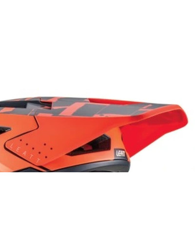 Leatt козырек для шлема велосипедный visor mtb 4.0 v22.1 coral цвет оранжевый/черный размер l/xl (запасные части)