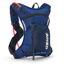 Uswe camel bag hydro 3 factory blue, синий цвет, для мото/велосипеда, объем: 2 л для жидкости (рюкзак 3 л + гидратор 2 л)