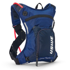 Uswe camel bag hydro 3 factory blue, синий цвет, для мото/велосипеда, объем: 2 л для жидкости (рюкзак 3 л + гидратор 2 л)