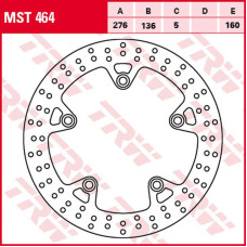 Trw zf гальмівний диск зад bmw r 1200gs/adv/r/rs/rt '13-'18, r 1250gs/adv/r/rt '19-, (276x136x5mm)