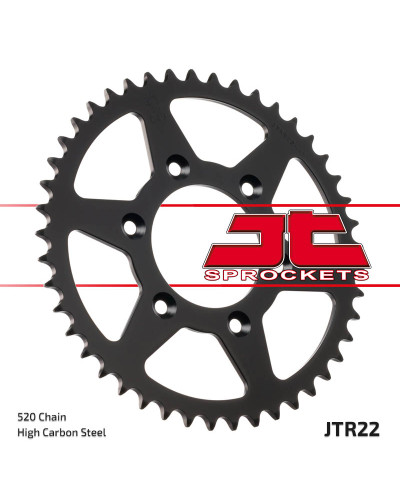 Jt задняя звезда 3560 49 aprilia rx 125 '90-'12 (356049jt) (цепь 520)