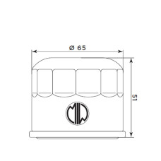 Miw (meiwa) масляный фильтр bmw g 310 r/gs '17-'22 (oem: 11428562889)