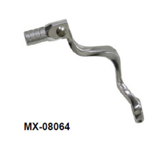 Psychic рычаг переключения передач для ktm sx 60 (1998–2000), sx 65 (1998–2008) (oem: 46034031100), кованый алюминий, серебристый (анодированный)
