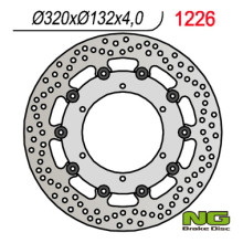 Ng гальмівний диск перед yamaha xt660 x '04-'16 320 mm (320x132x4) (плаваюча)(6x8,50mm)