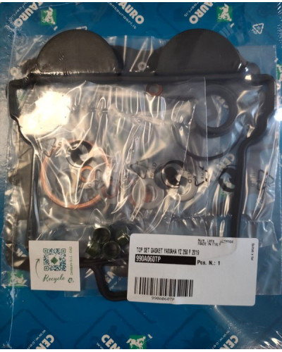 Centauro прокладки top-end yamaha yzf 250 '19-'24 , wrf 250 '20-'24 , fantic xef 250 '21-'23 ((з прокладкою клапанної кришки)) (yz 250f)