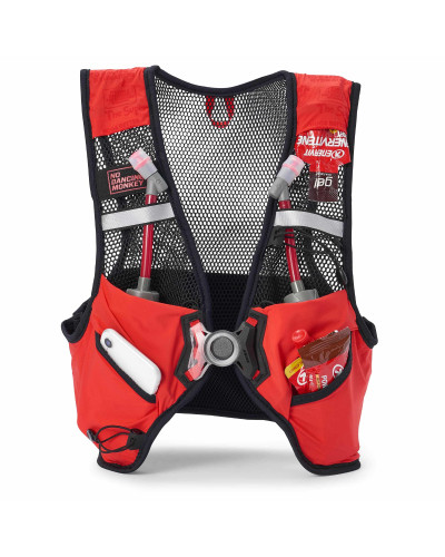 Uswe жилет для бега pace 2l размер m красный черный