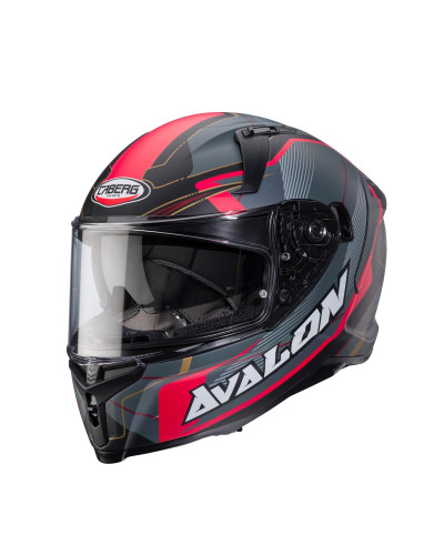 Caberg інтегральний шолом avalon x optic колір чорний mat/сірий/червоний розмір xl