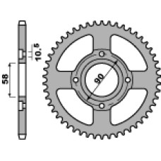 Pbr задня зірка 269 49 c45 honda xl 185s 79-84 (ланцюг 428) (jtr269.49)