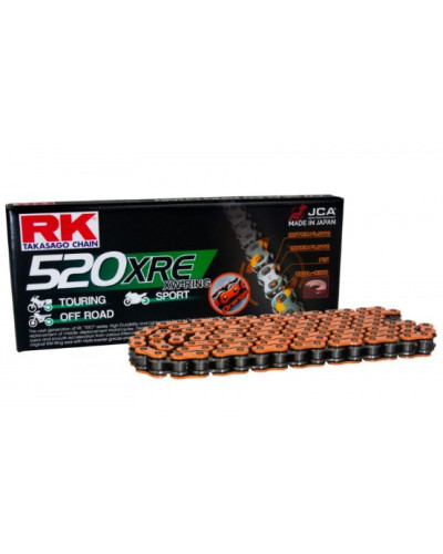 Rk цепь приводная dc520xre-120 (xw-ring) заклепка (clf) в наборе (объем: do 800 ccm) (36,5 kn)