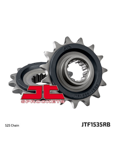 Jt передня зірка 2093 15  kawasaki zx6r '98-'02 209315jtrb) (ланцюг 525)