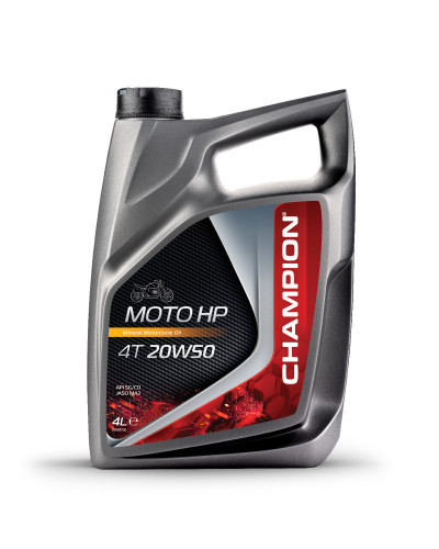 Champion моторное масло moto hp 4t 20w50 4l ma2 минеральное (akc)