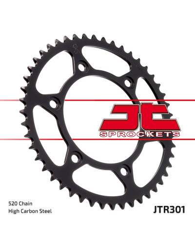 Jt задняя звезда 288 40 honda crf 250l '13-'18, crf 250 rally '16-'18, crm 250 '91-'95 (28840jt) (цепь 520)