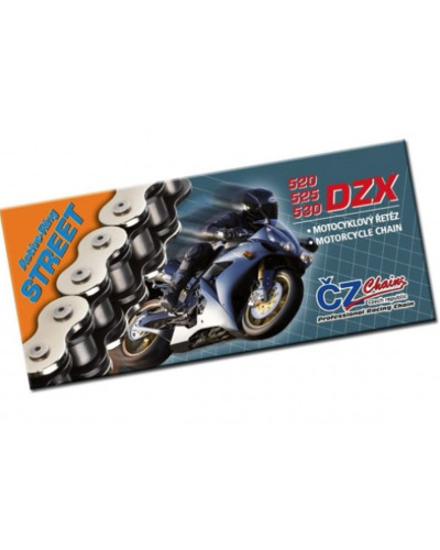 Cz цепь приводная 530 dzx (102 звенья) active ring (x-ring) chrom do 1200 ccm (43,0 kn) + прессованная заглушка