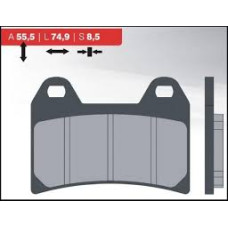 Brenta тормозные колодки kh244 (золотые) (ft 4093)