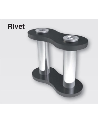 Cz заглушка цепи 520 orh active ring (x-ring) rivet (кованая)