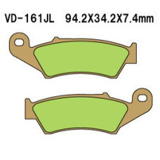 Vesrah тормозные колодки kh185 (золотые) (made in japan)