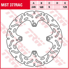 Trw zf гальмівний диск зад ducati hypermotard 796 '10-'12, monster 800 '05-'07, 848 evo '10-'13, monster 996 '04-'06, monster 1000 '06-'08, multistrada ds 1000 '03-'06, hypermotard 1100 '05-