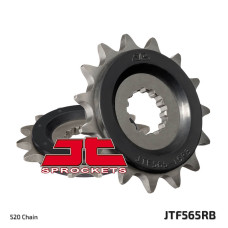 Jt передня зірка 565 15  kawasaki er6f/n '06-'14 , kle 650 '06-'20, ex650, suzuki sv 650 16-19 (56515jtrb) (ланцюг 520)