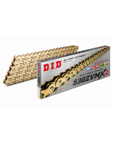 Did цепь приводная 50(530)zvmx2gg-120 / (120 звено) x-ring золотой / золотой открытый (50zvmx2gg-120)