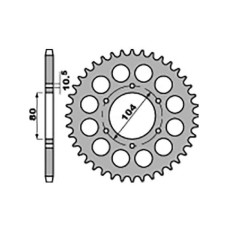 Jr задняя звезда 501 32 kawasaki z 750 c 80-87, gpz 1100 81-85 (цепь 630)