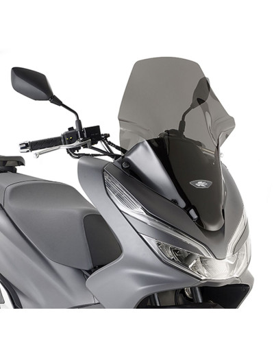 Kappa скло honda pcx 125 (2018–2019) 60,5 × 43,5 см затемнене — потрібне кріплення d1163kitk