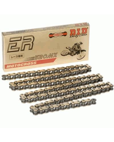Did цепь приводная 520mx-120 золотая (120 звено) cross ultra без o-рингов (открытый + застёжка)