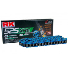 Rk цепь приводная bb525xre-124 (xw-ring) заклепка (clf) в наборе синий (объем: do 1000 ccm) (42 kn)
