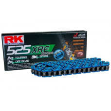 Rk цепь приводная bb525xre-124 (xw-ring) заклепка (clf) в наборе синий (объем: do 1000 ccm) (42 kn)