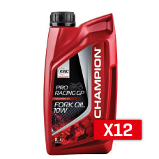 Champion масло для телескопов / амортизаторов / подвески proracing gp fork oil 10w 1l(синтетическое) (akc)